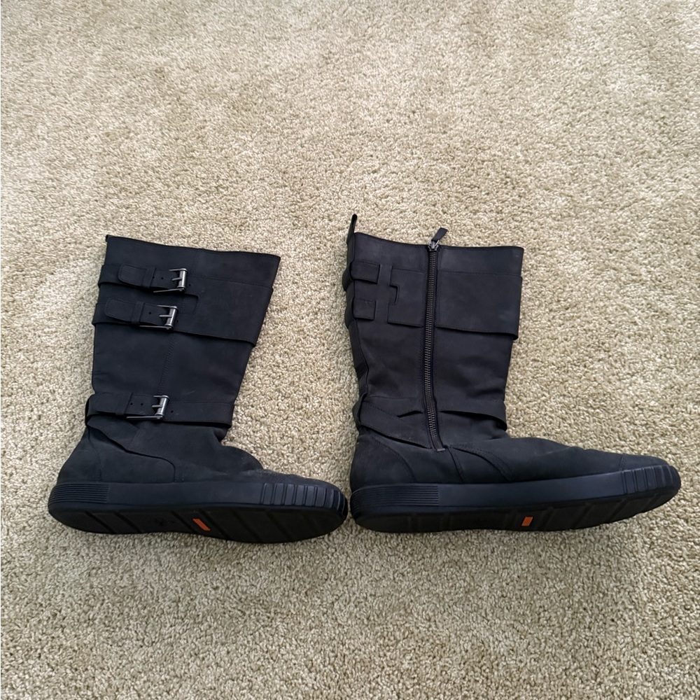 Black Cole Haan Waterproof Boots, 8.5